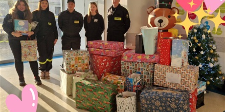 Wizyta strażaków z OSP  KSRG Rytel 